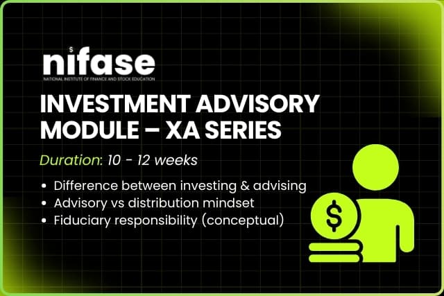 INVESTMENT ADVISORY MODULE – XA SERIES